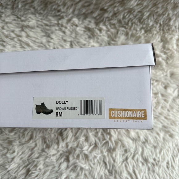 Cushionaire Dual Zipper Dolly Bootie Brown New In Box Size 8 - Picture 7 of 7